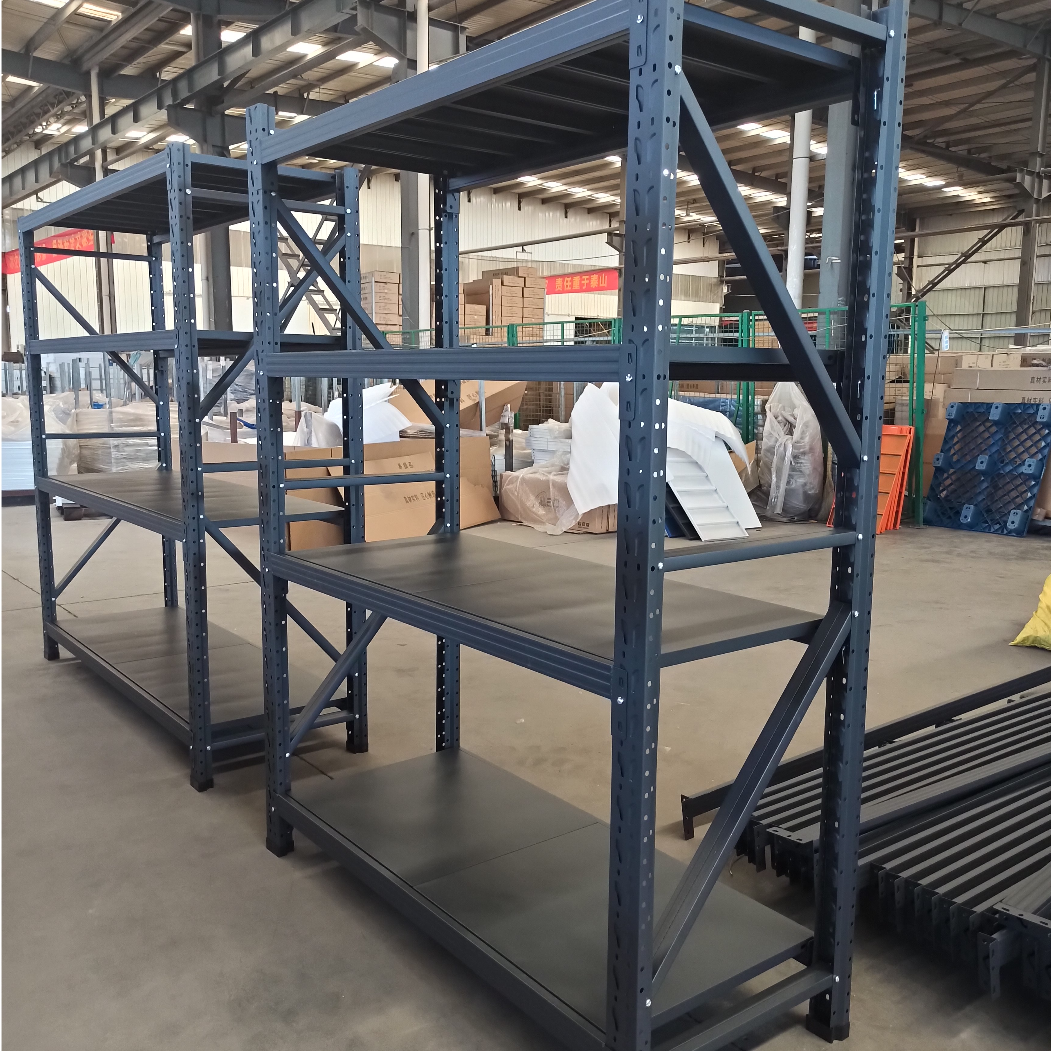Black 2000*600*2000 mm Rack de acero 
