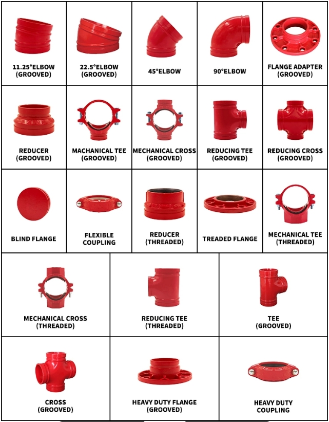 Accesorios para tuberías de hierro dúctil Acoplamientos de alta presión